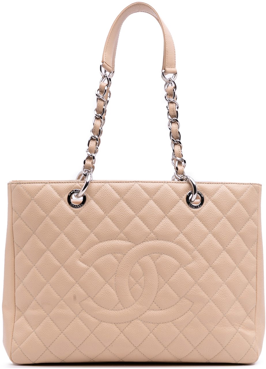 Chanel Caviar Grand Shopping Tote Bruin