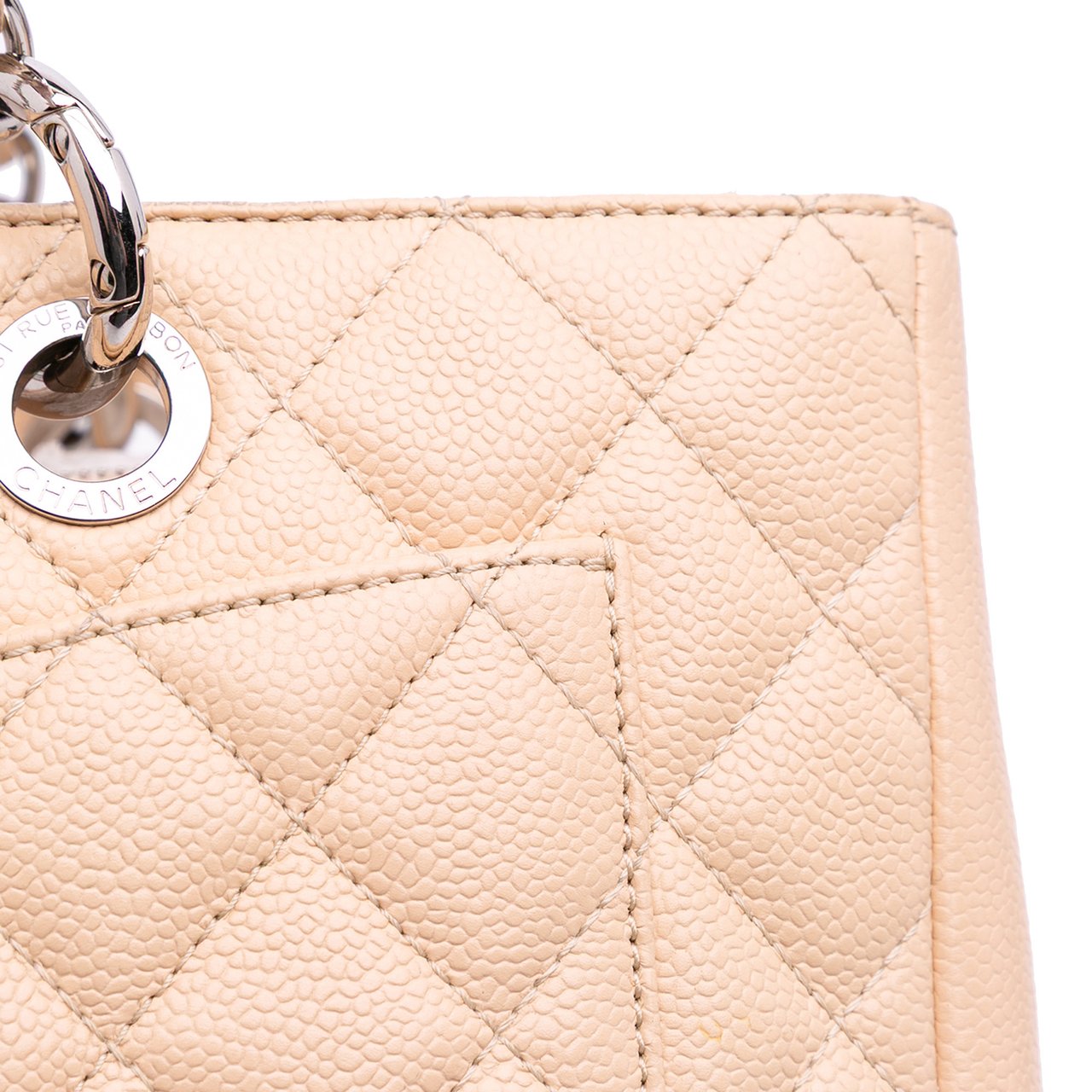 Chanel Caviar Grand Shopping Tote Bruin