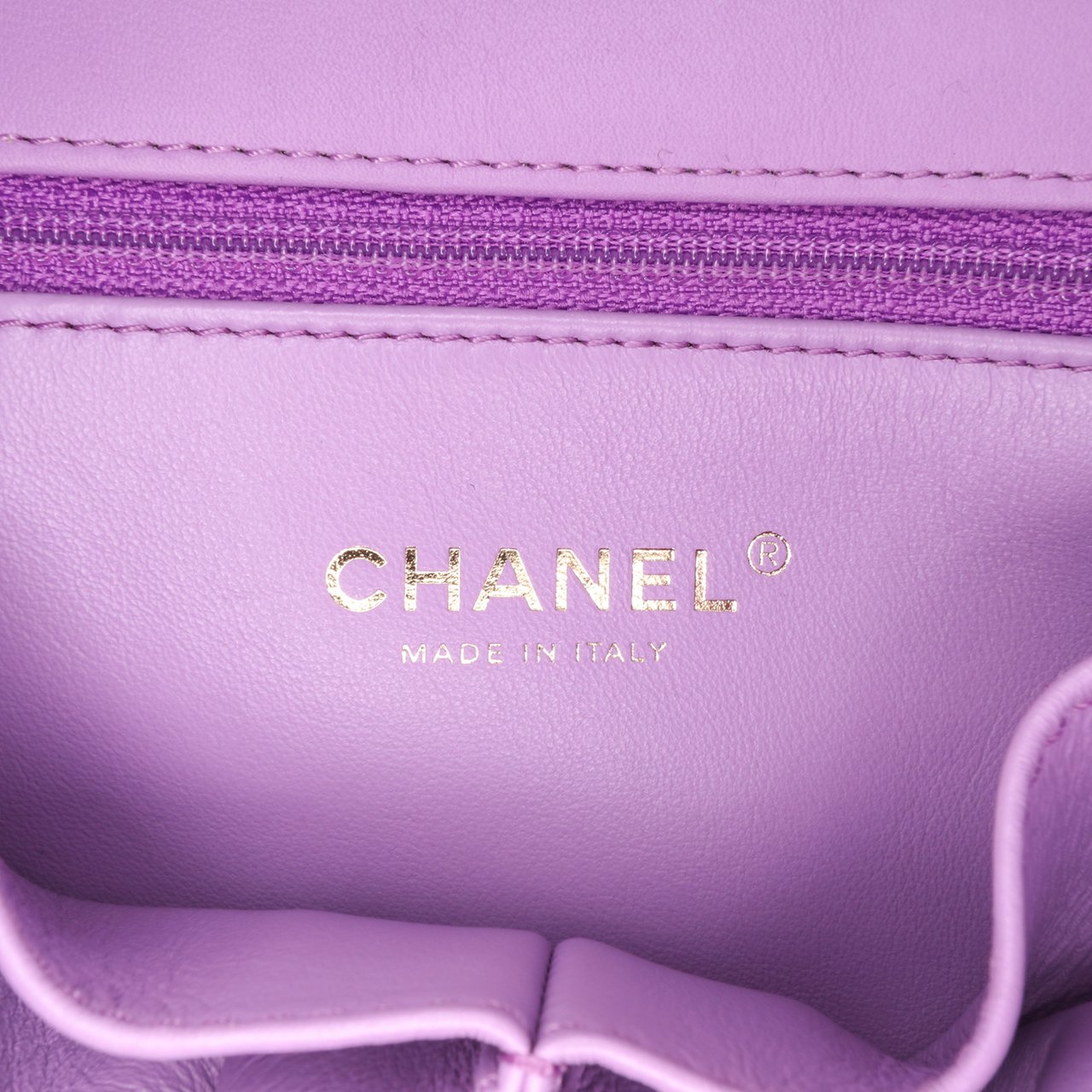 Chanel Medium Tweed CC Filigree Flap Paars