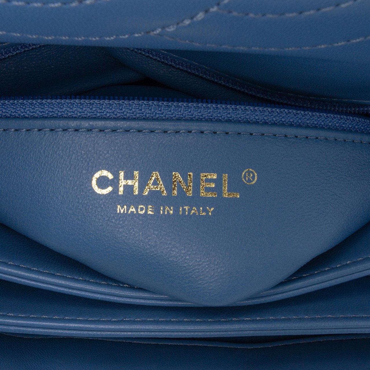 Chanel Small Quilted Lambskin Trendy CC Flap Blauw