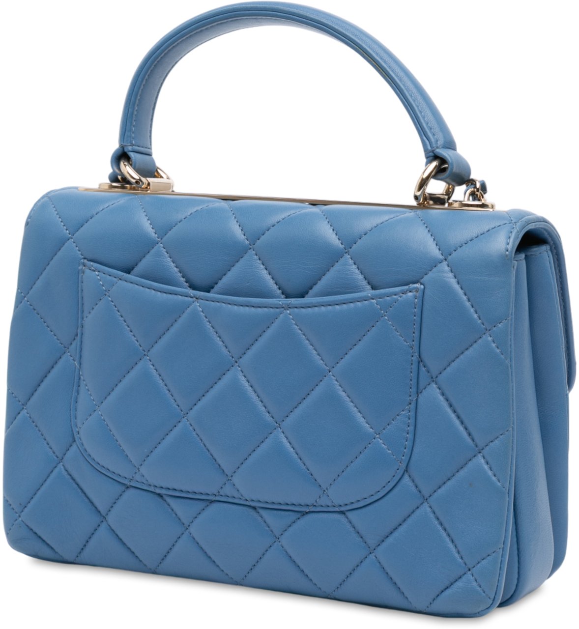 Chanel Small Quilted Lambskin Trendy CC Flap Blauw