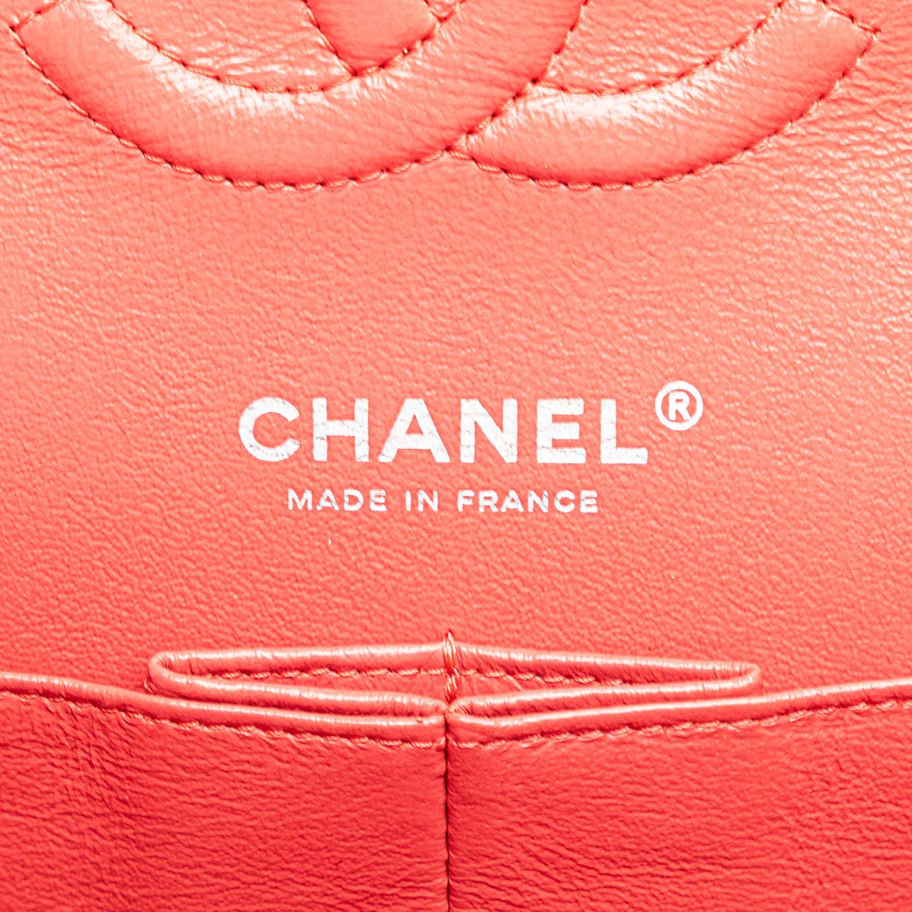 Chanel Medium Classic Caviar Double Flap Rood