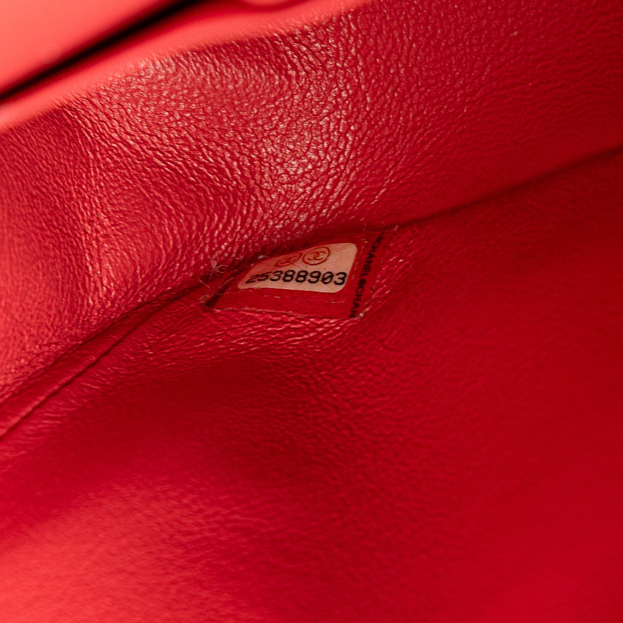 Chanel Medium Classic Caviar Double Flap Rood
