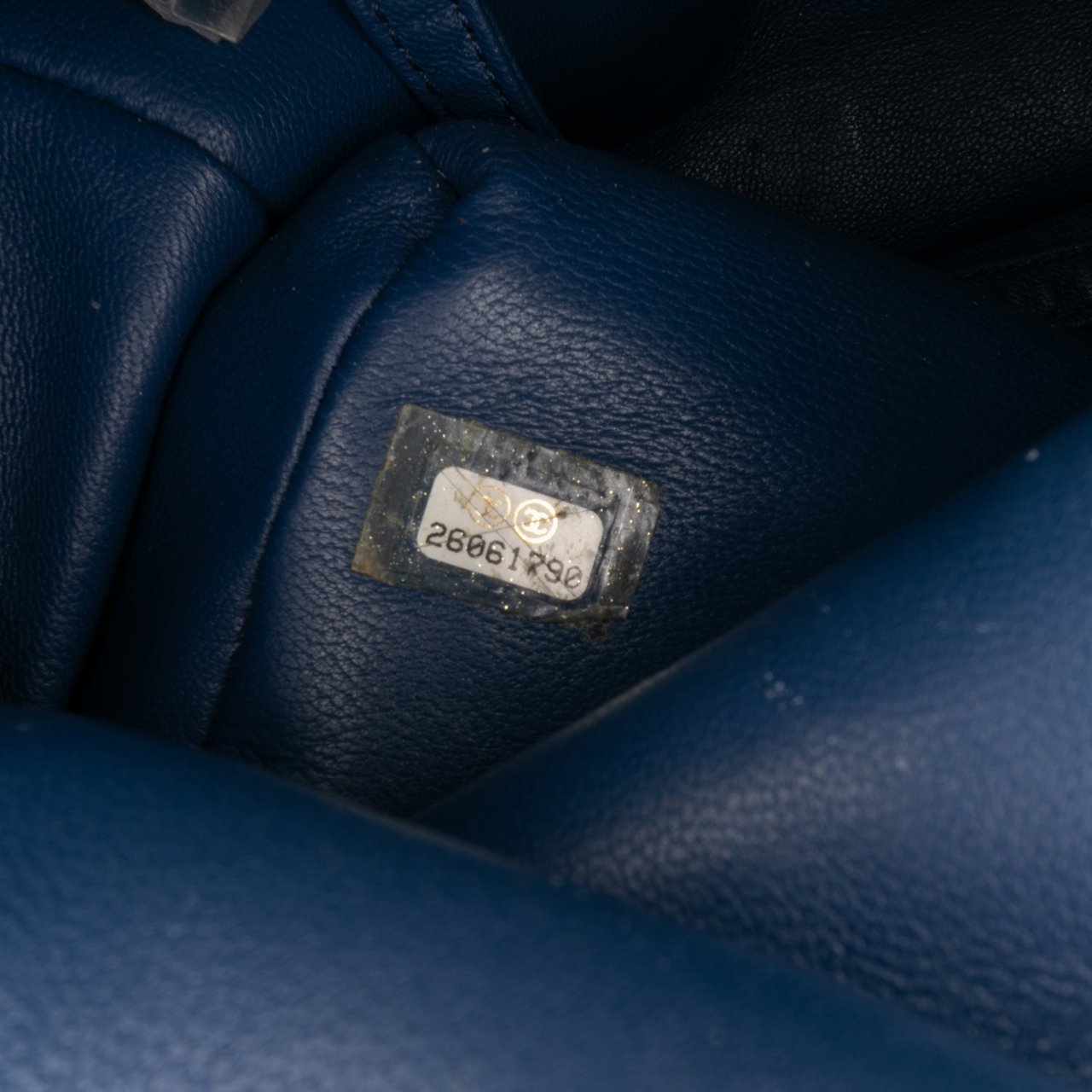 Chanel Sequin Waterfall Backpack Blauw