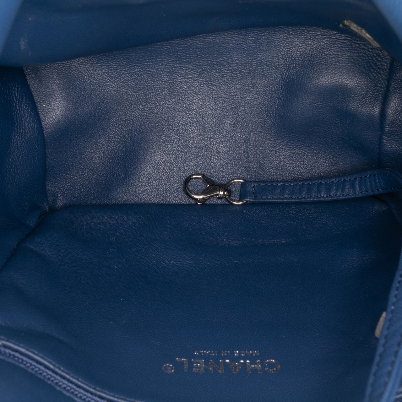 Chanel Sequin Waterfall Backpack Blauw