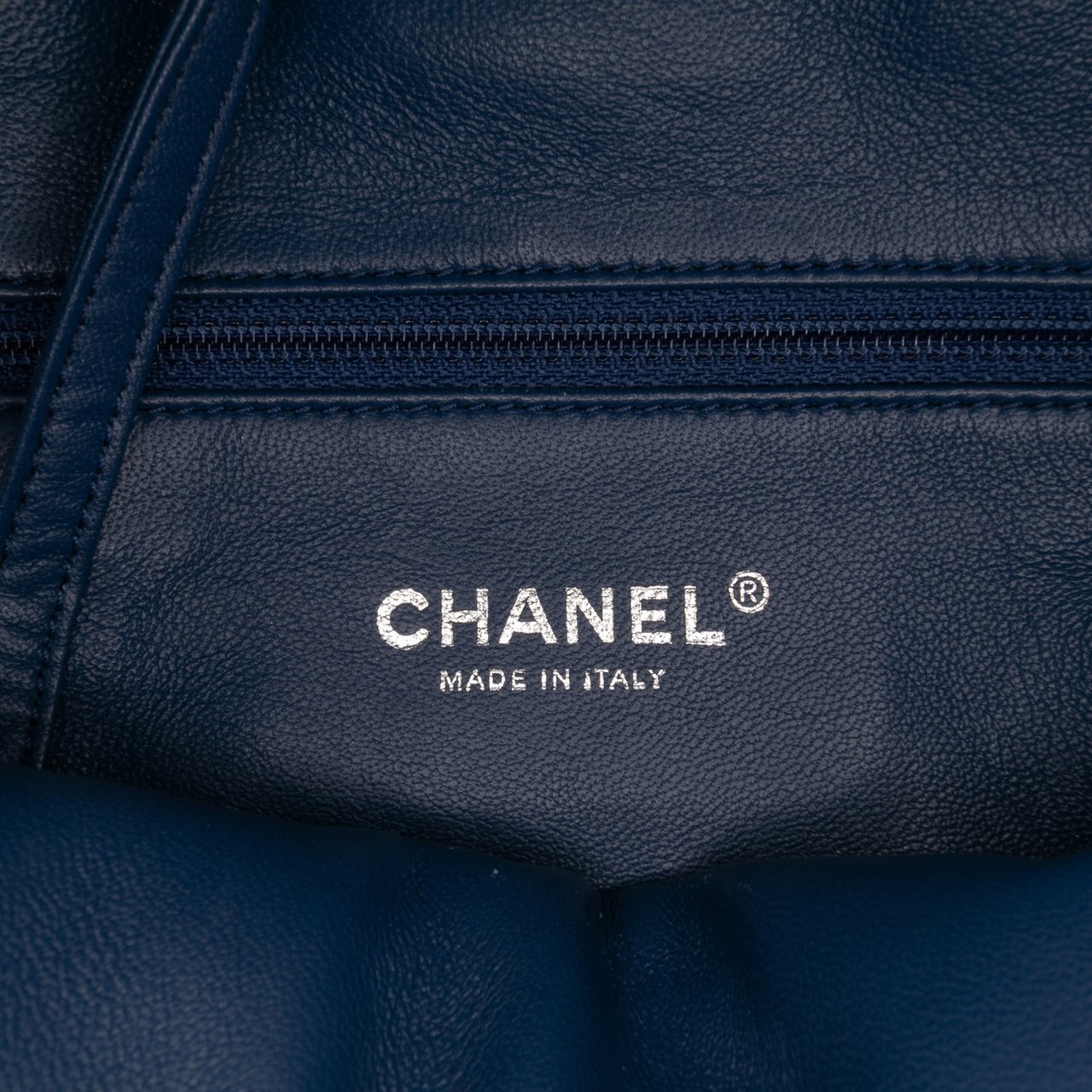 Chanel Sequin Waterfall Backpack Blauw