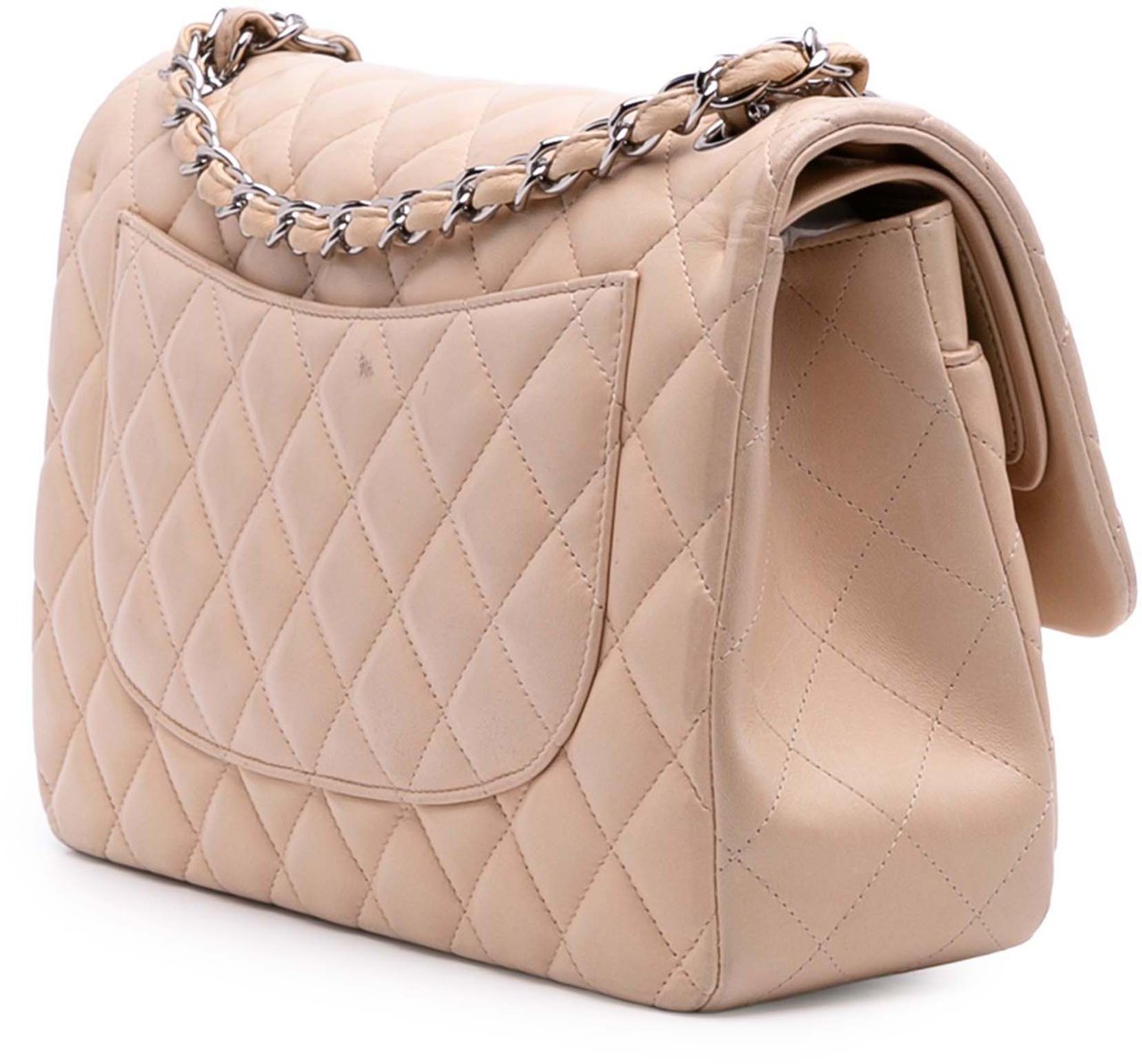 Chanel Jumbo Classic Lambskin Double Flap Bruin