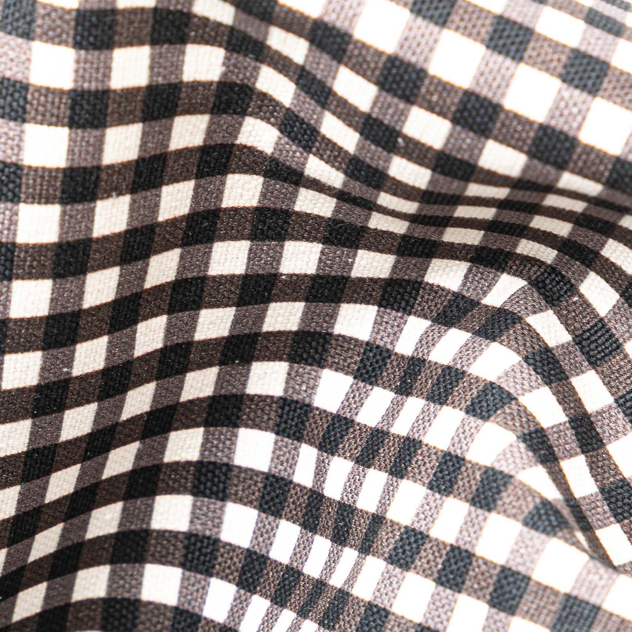 Chanel Printed Canvas Gingham Weekender Tote Wit