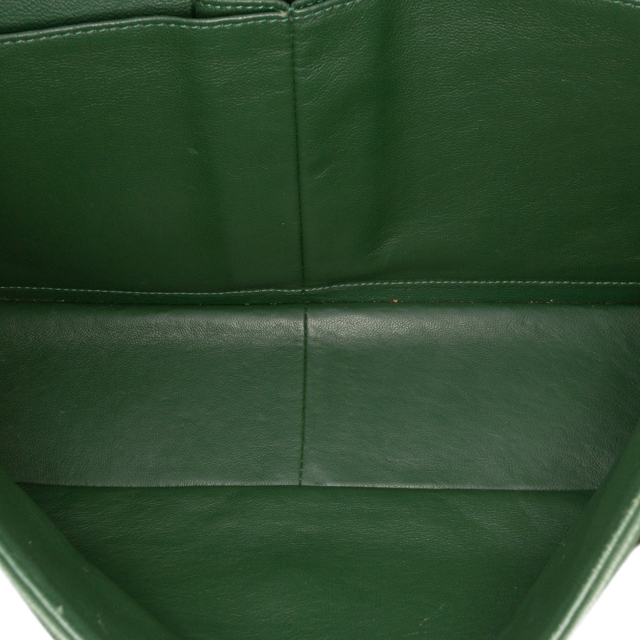 Chanel Jumbo Classic Patent Double Flap Groen