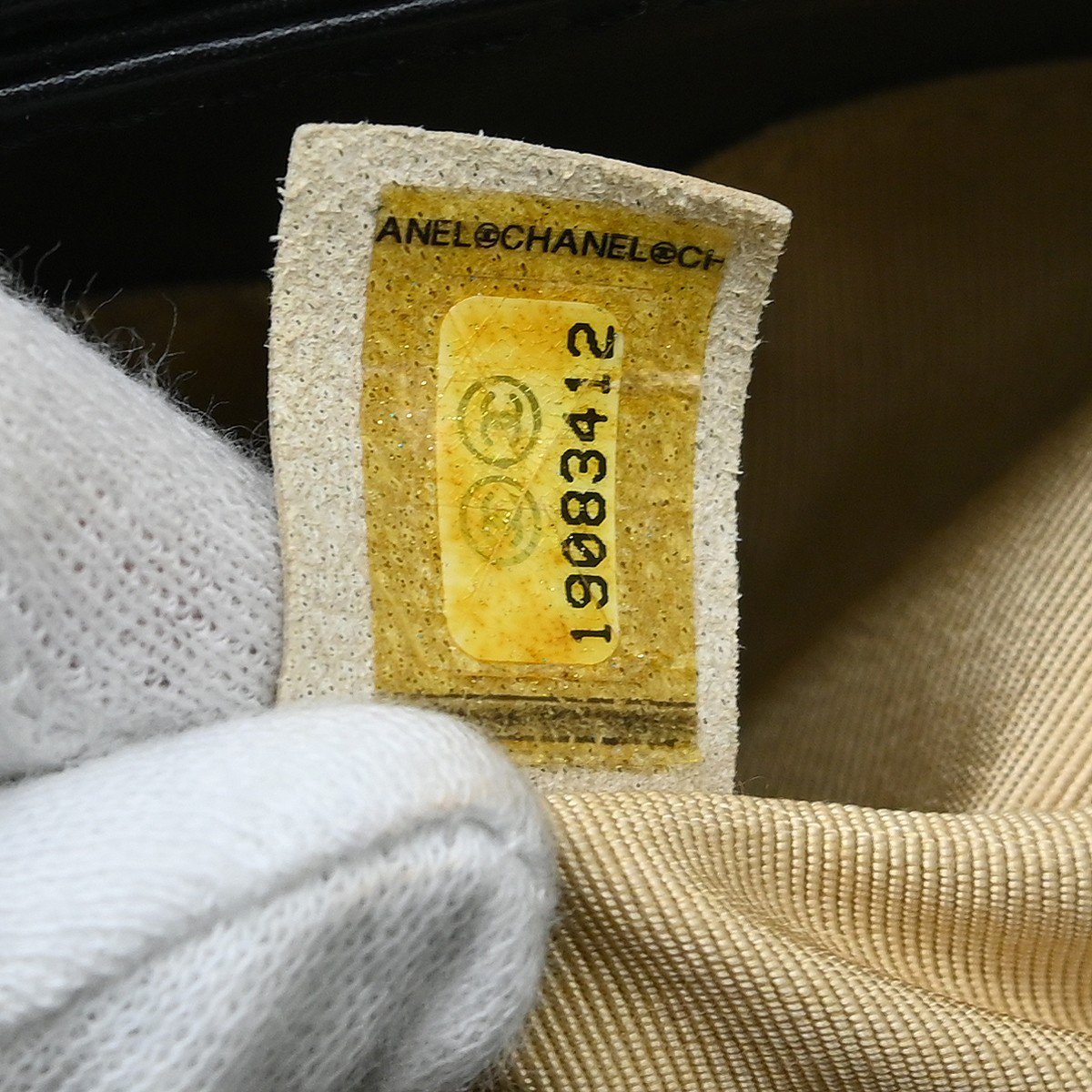 Chanel Reverso Boy Flap Woven Calfskin Old Medium Zwart