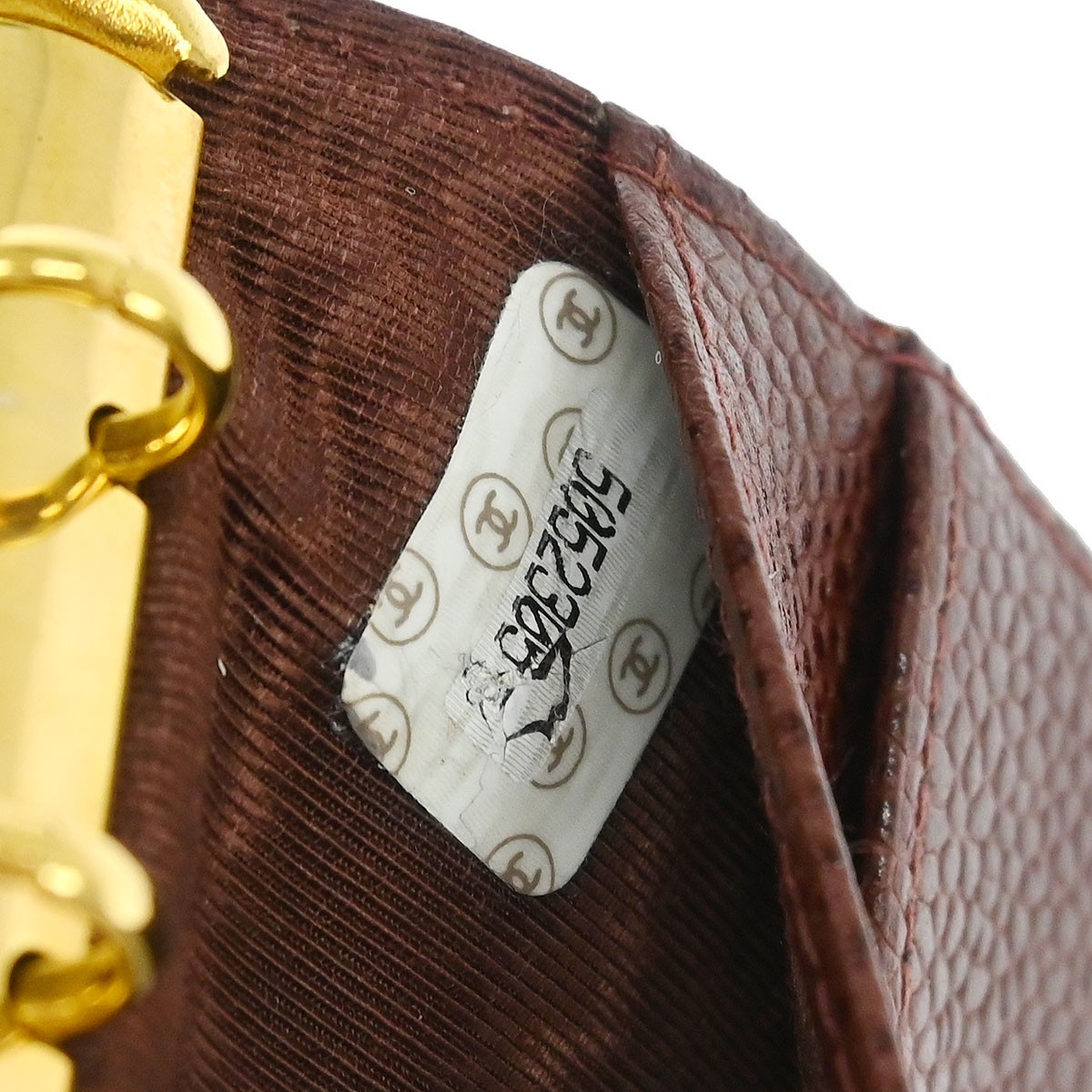 Chanel Chanel CC Bifold Wallet Quilted Caviar Compact Bruin