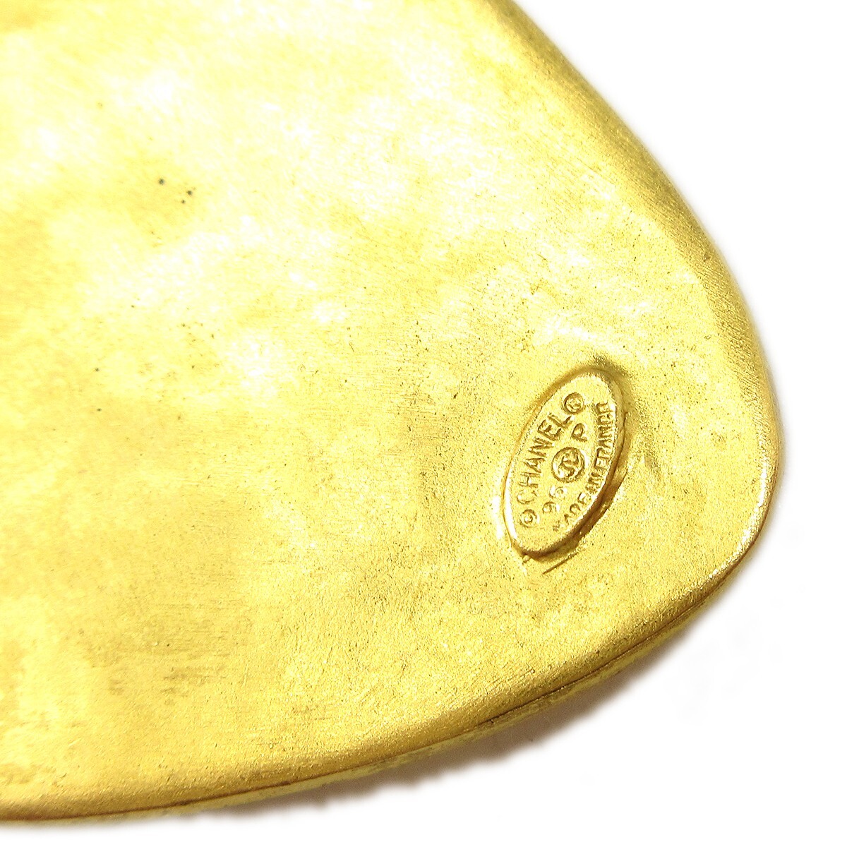 Chanel Chanel Vintage Heart Chain Belt Metal Goud