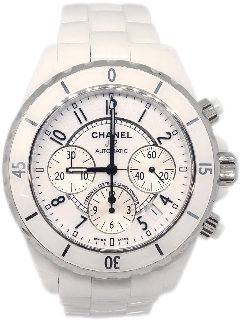 Chanel Chanel J12 Automatic Watch Ceramic and Stainless Steel 42 Divers