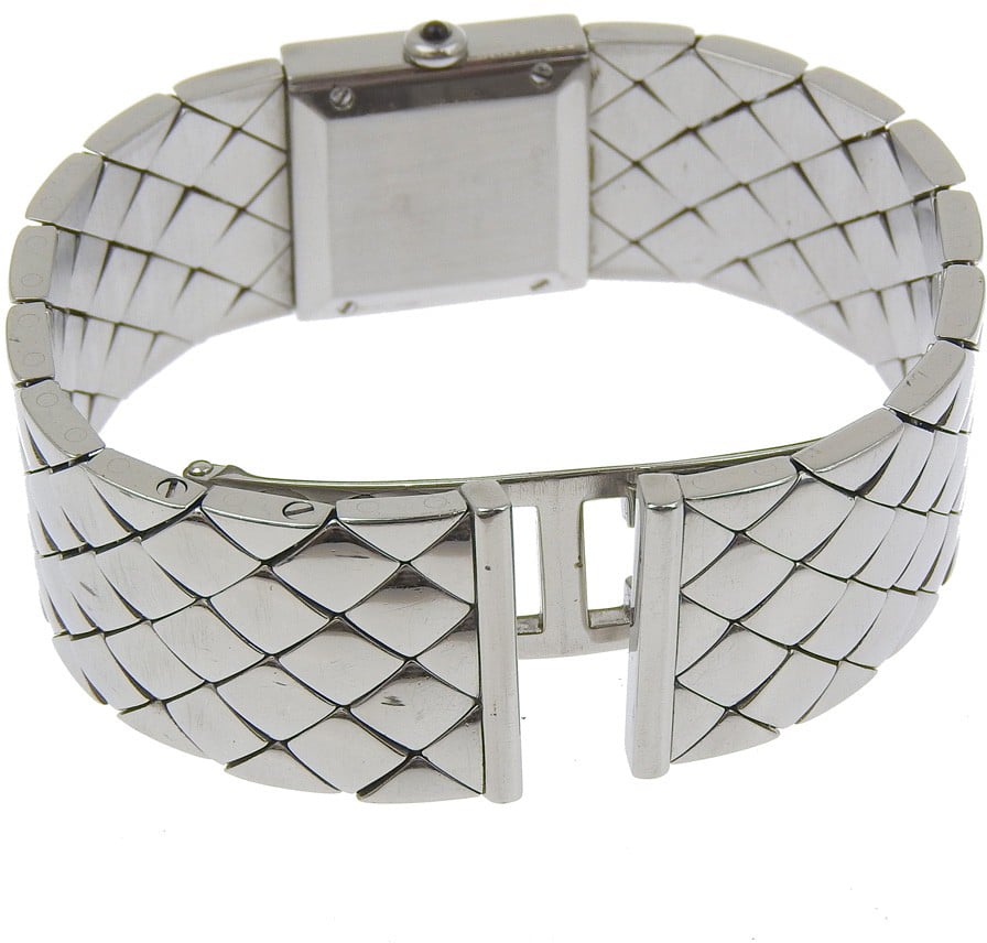 Chanel Chanel Matelasse Quartz Watch Stainless Steel with Diamond Bezel 19 Divers