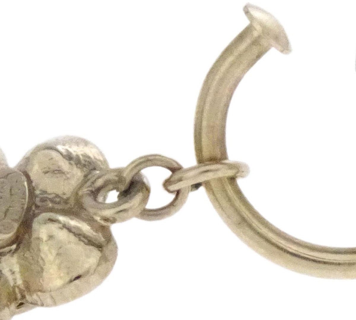 Chanel Chanel Flower CC Drop Earrings Metal and Crystals Goud