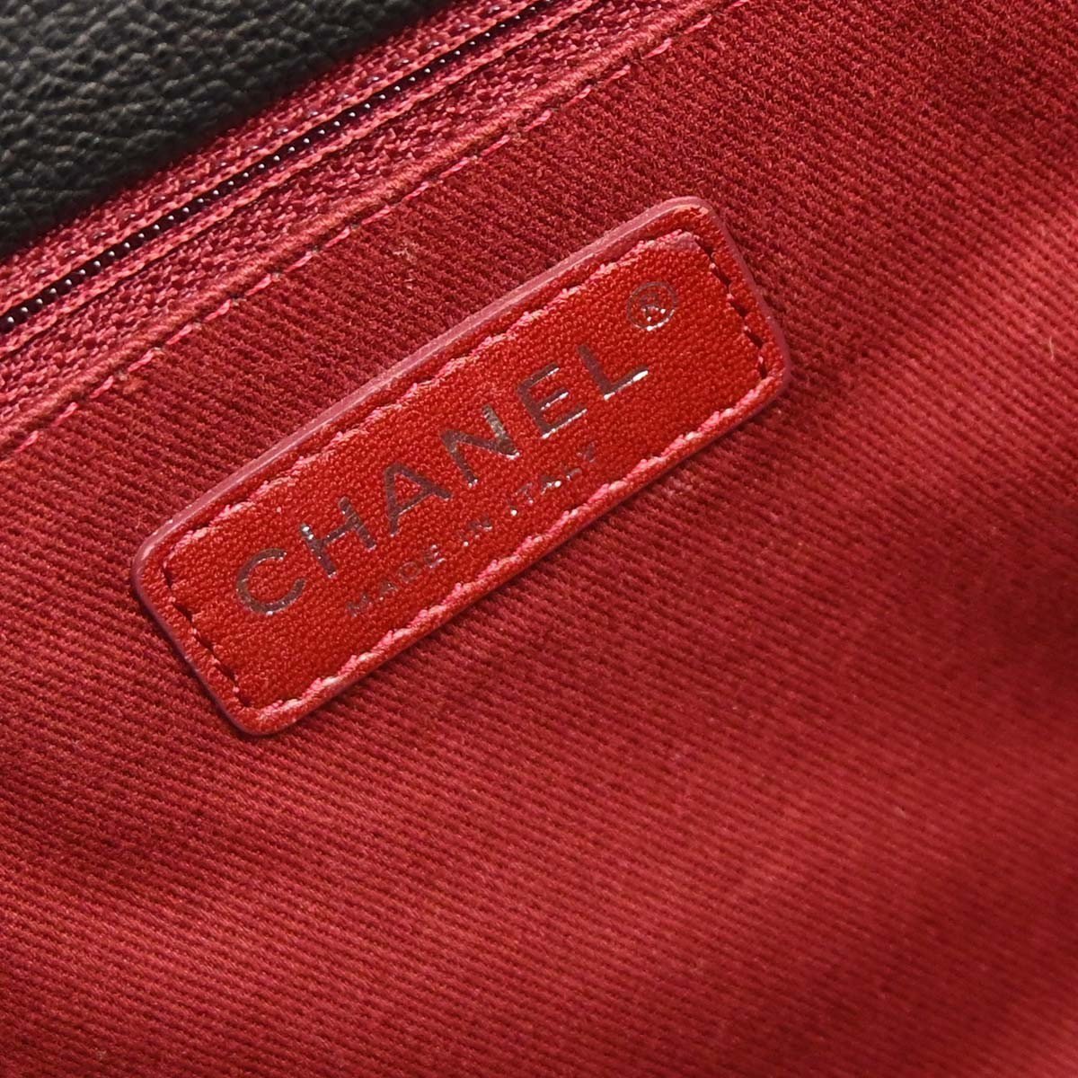 Chanel Coco Casual Flap Quilted Caviar Medium Bruin
