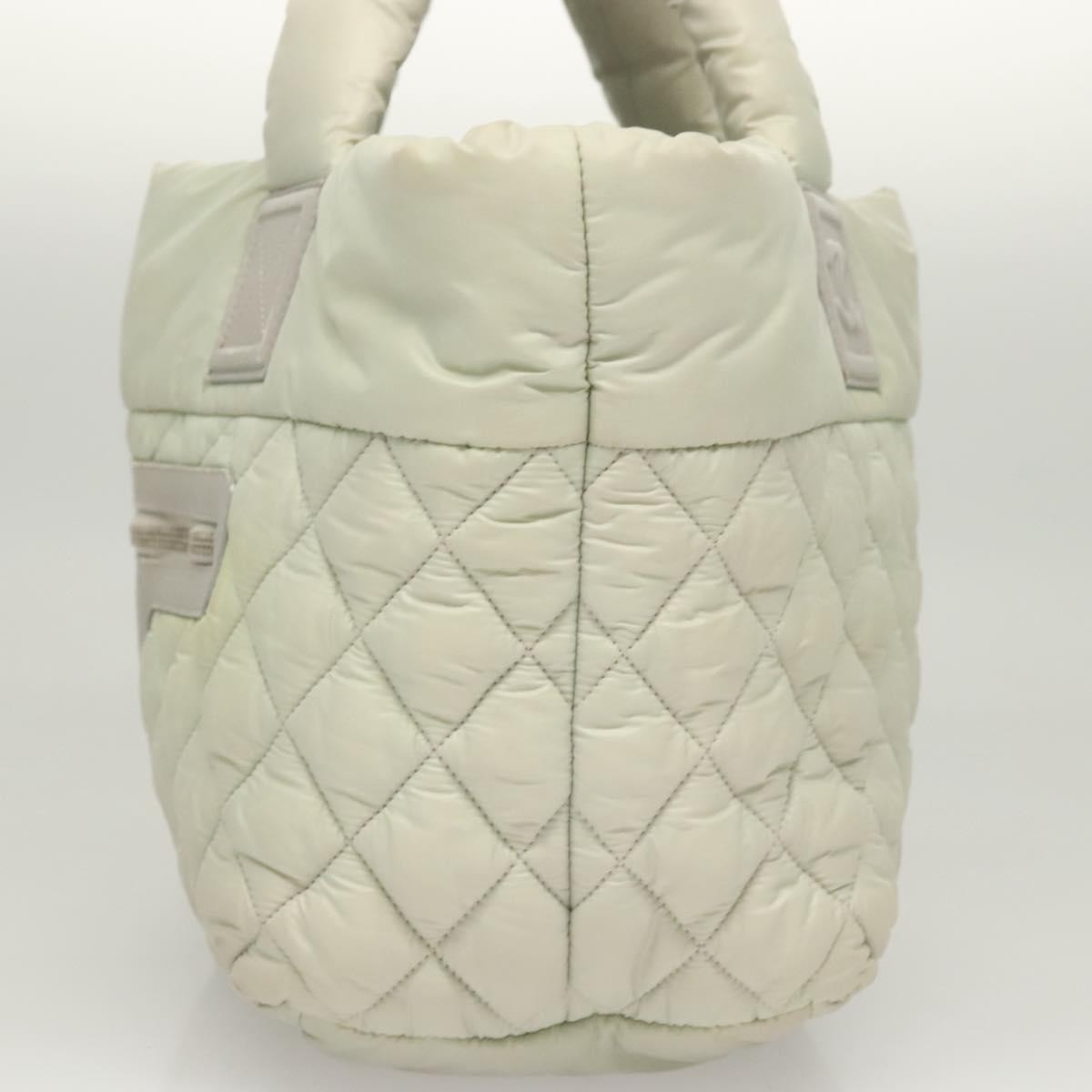 Chanel Chanel Coco Cocoon Reversible Tote Quilted Nylon Small Grijs
