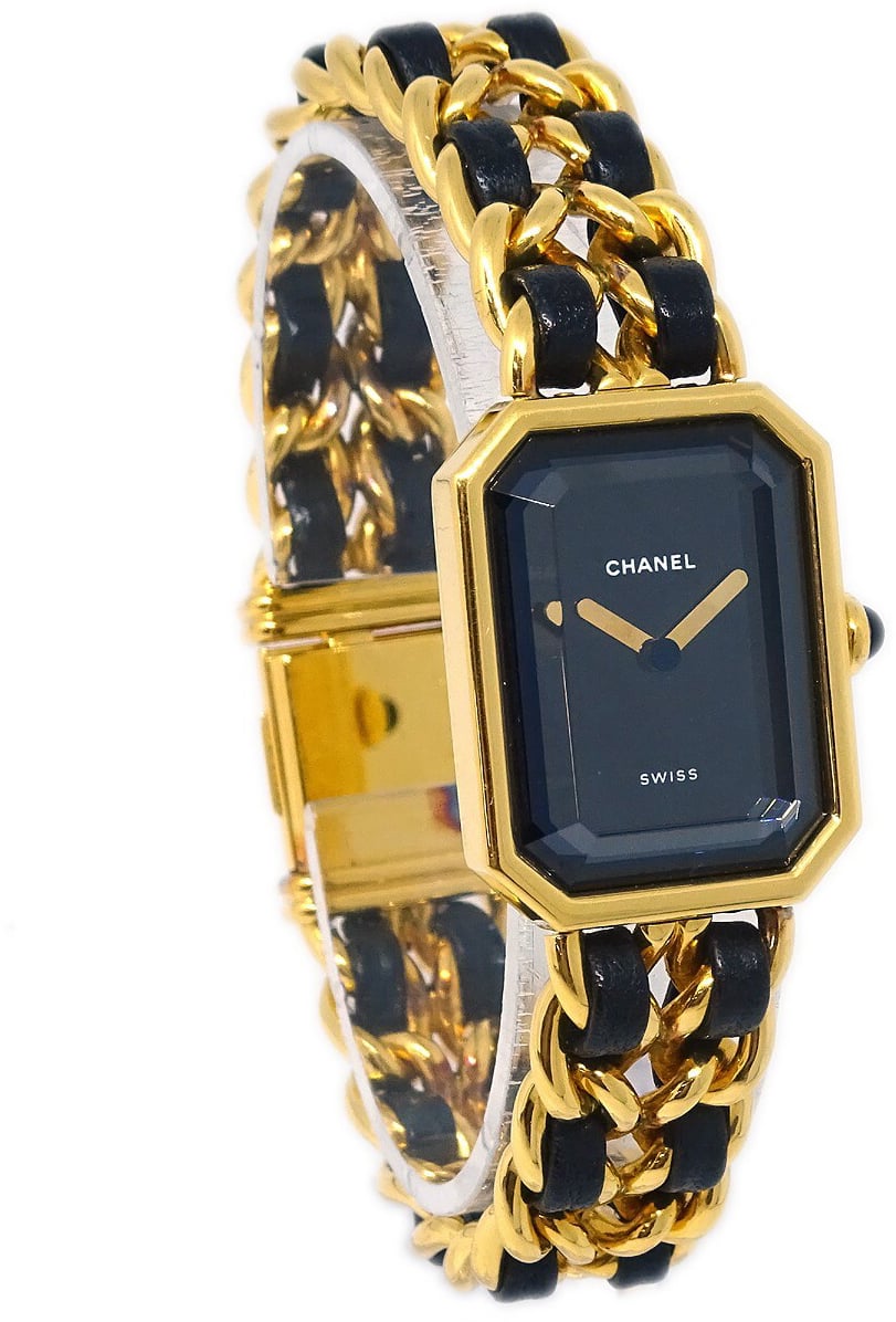 Chanel Chanel Premiere Rock Quartz Watch Plated Metal and Leather 20 Divers