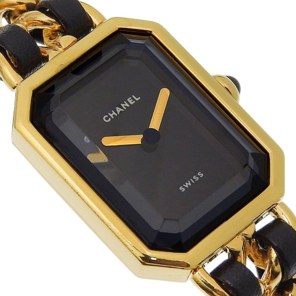 Chanel Premiere Rock Quartz Plated Metal and Leather 20 Divers
