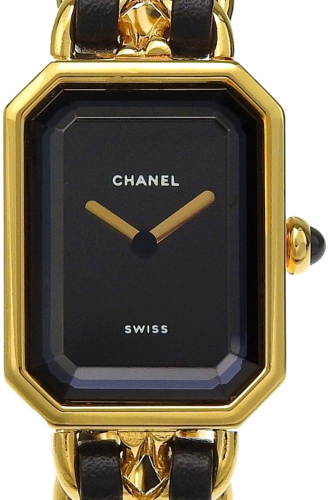 Chanel Premiere Rock Quartz Plated Metal and Leather 20 Divers