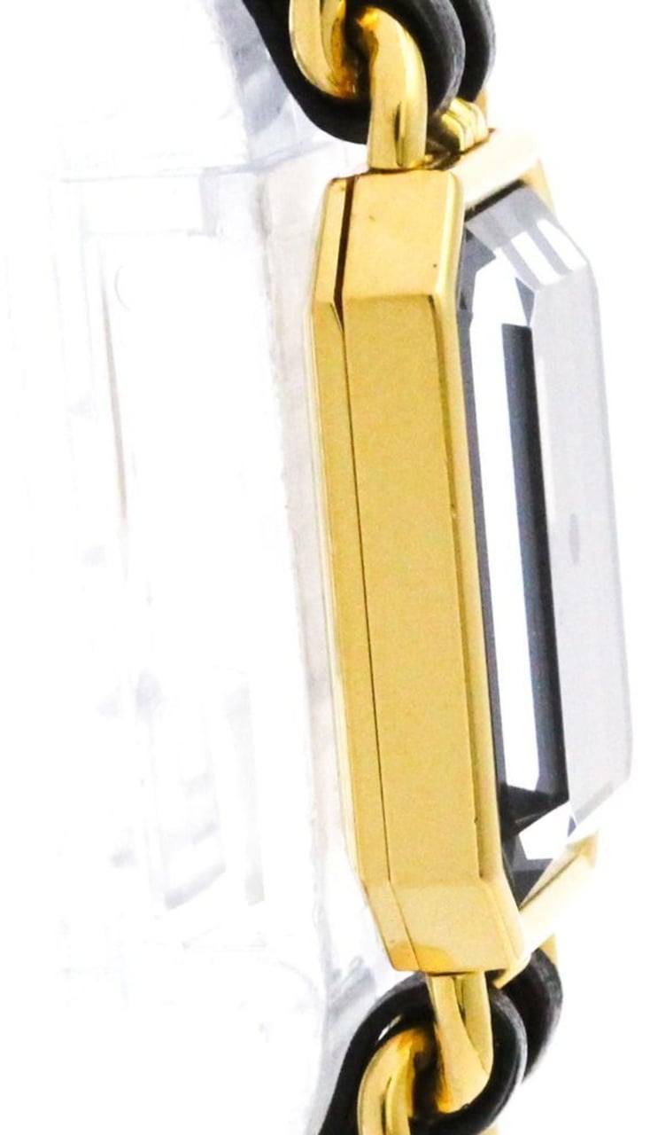 Chanel Premiere Rock Quartz Watch Plated Metal and Leather 20 Divers
