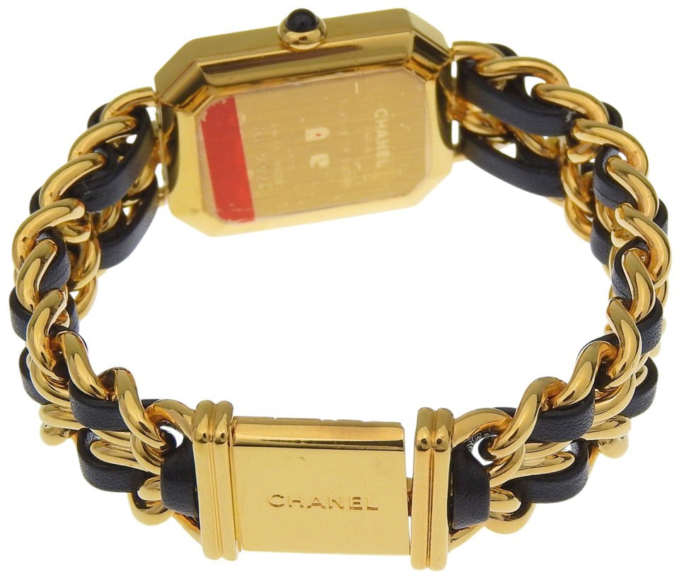 Chanel Premiere Rock Quartz Plated Metal and Leather 20 Divers