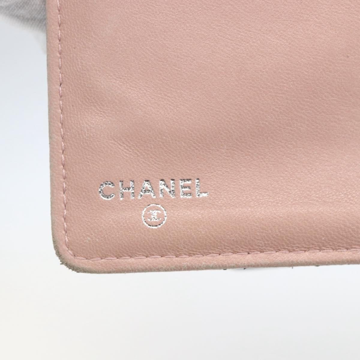 Chanel Chanel Vintage CC Bifold Wallet Leather Long Zwart
