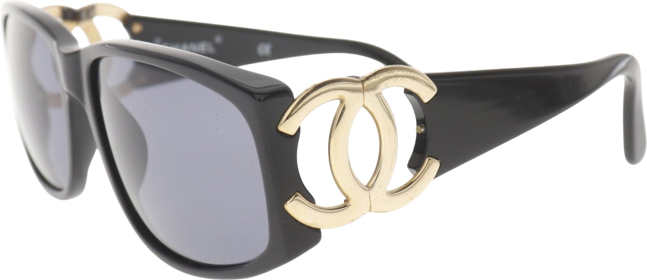 Chanel Logo CC Plastic Zwart