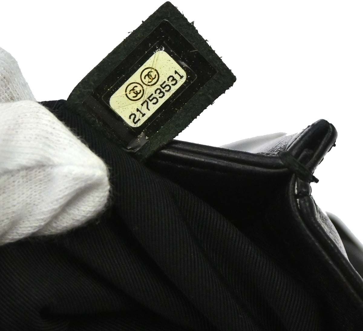 Chanel Boy Flap 3D Pleated Leather Old Medium Zwart