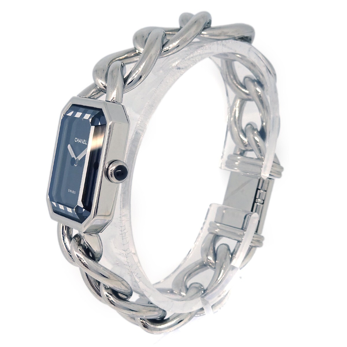 Chanel Chanel Premiere Chain Quartz Watch Stainless Steel 16 Divers