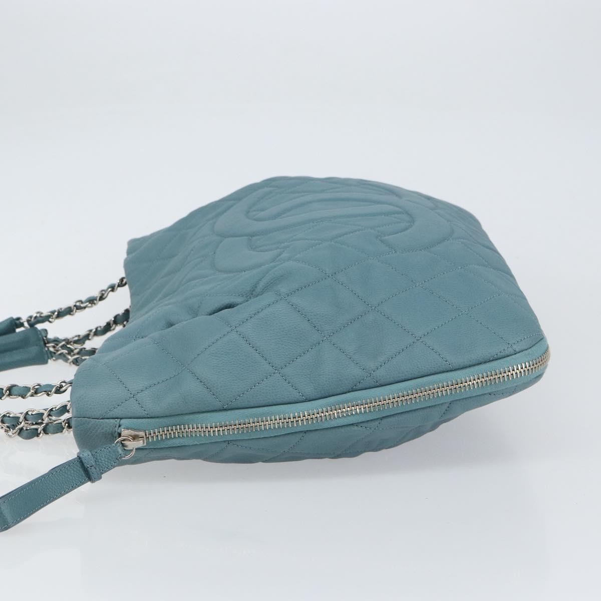 Chanel Chanel Timeless CC Expandable Tote Quilted Caviar Large Blauw