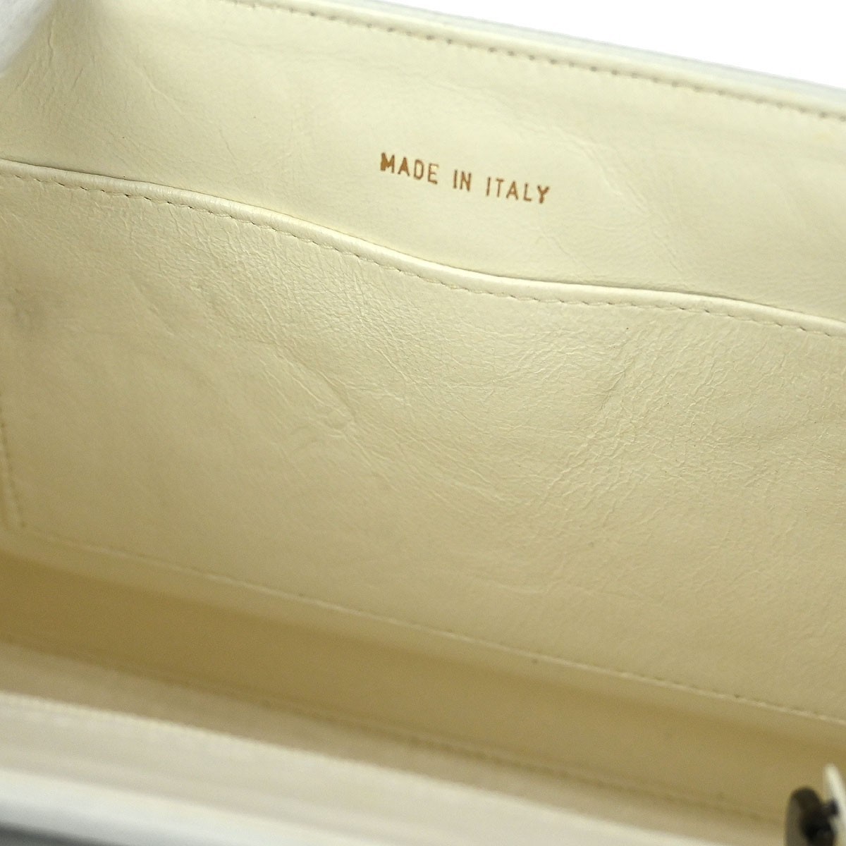 Chanel Chanel Vintage Top Handle Flap Bag Caviar Small Wit