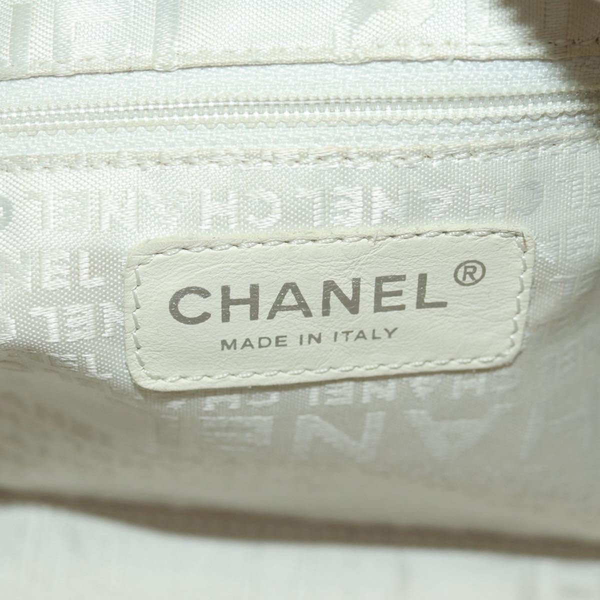 Chanel Chanel Vintage Clover Shoulder Bag Tweed Small Beige