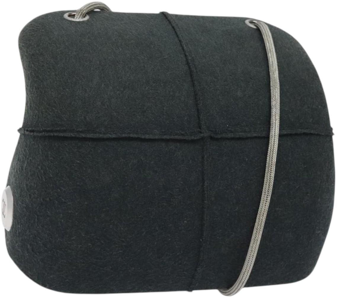 Chanel Chanel Millennium Shoulder Bag Felt Grijs