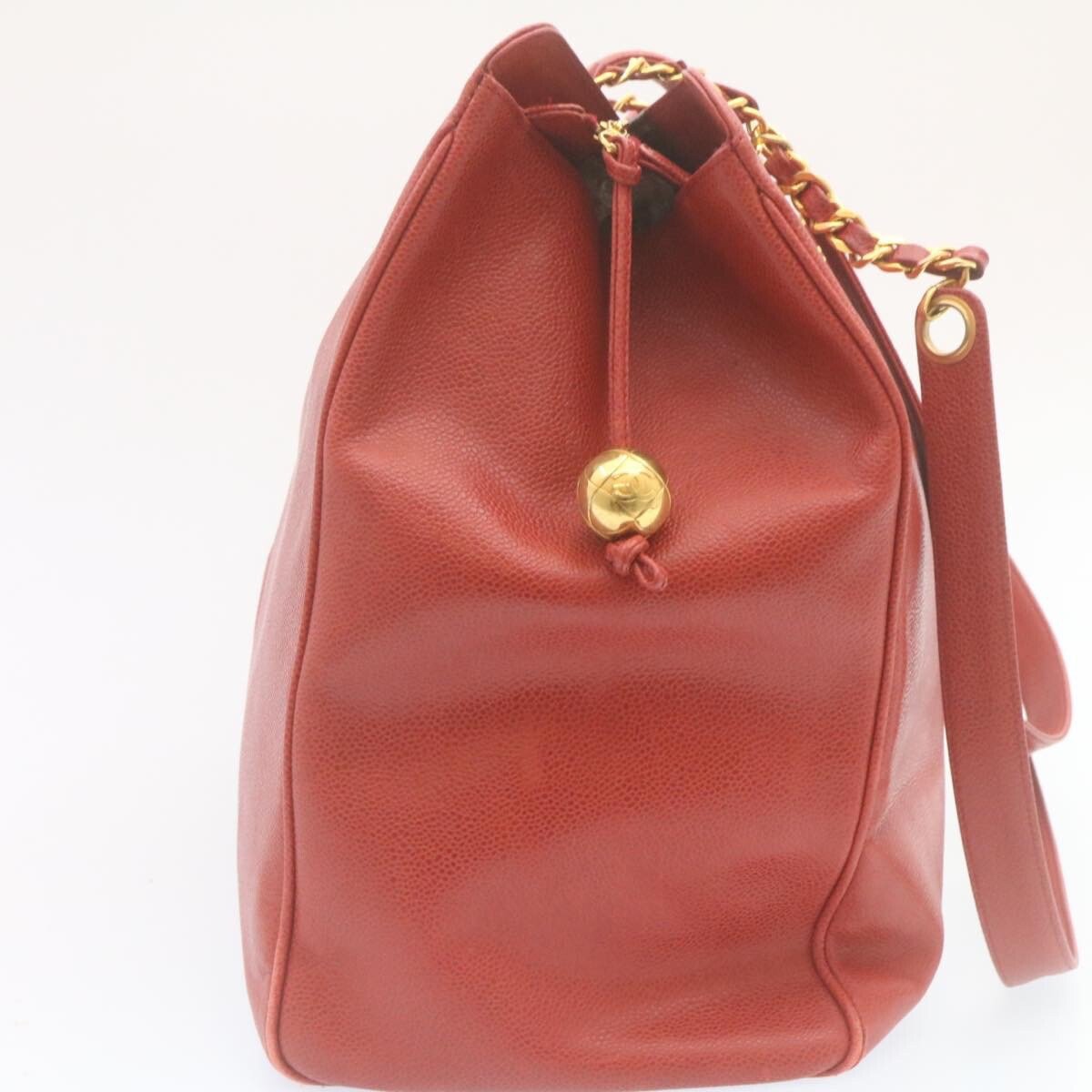 Chanel Chanel Vintage Supermodel Weekender Bag Caviar Large Rood