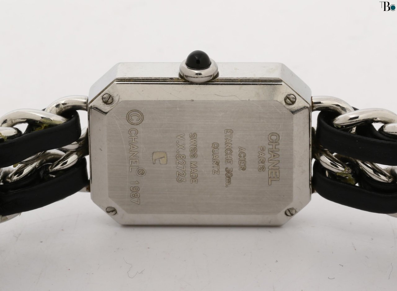 Chanel Chanel Premiere Mini Quartz Watch Stainless Steel and Ceramic with Diamond Bezel 18 Divers