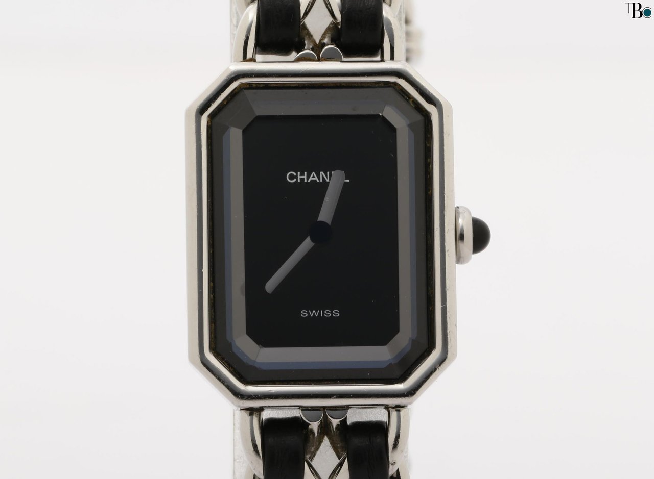 Chanel Chanel Premiere Mini Quartz Watch Stainless Steel and Ceramic with Diamond Bezel 18 Divers