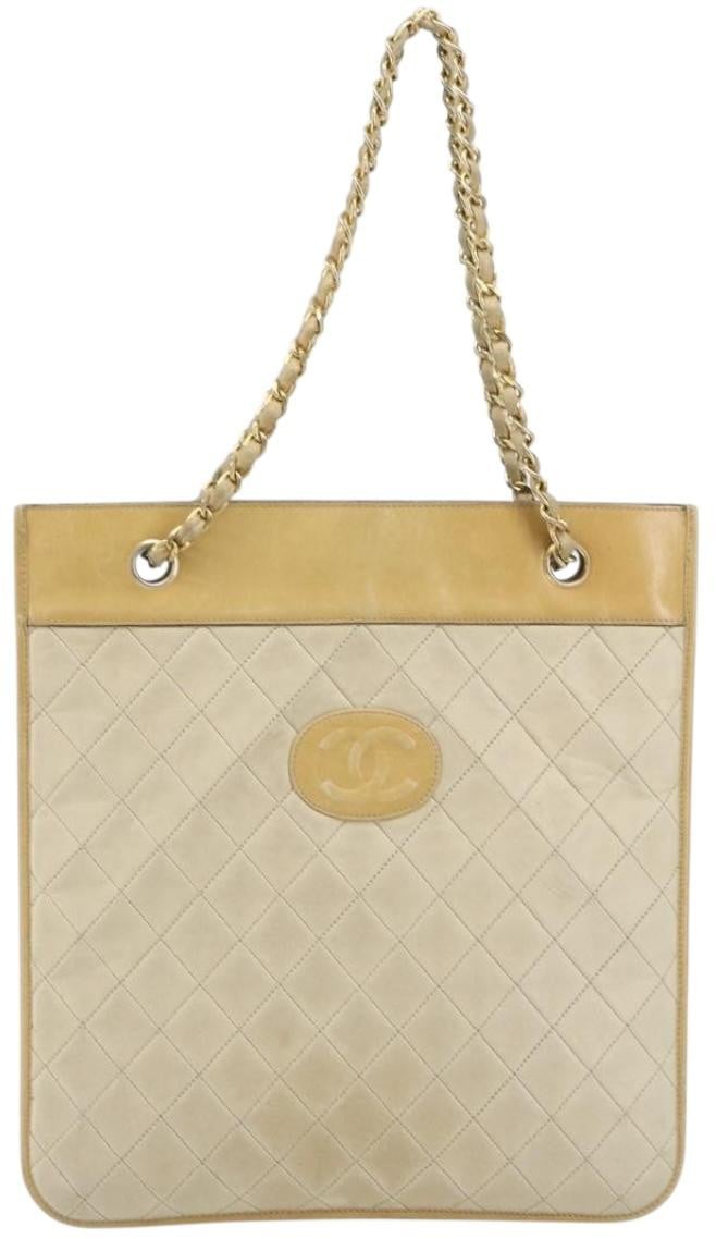 Chanel Chanel CC handbag Leather Beige