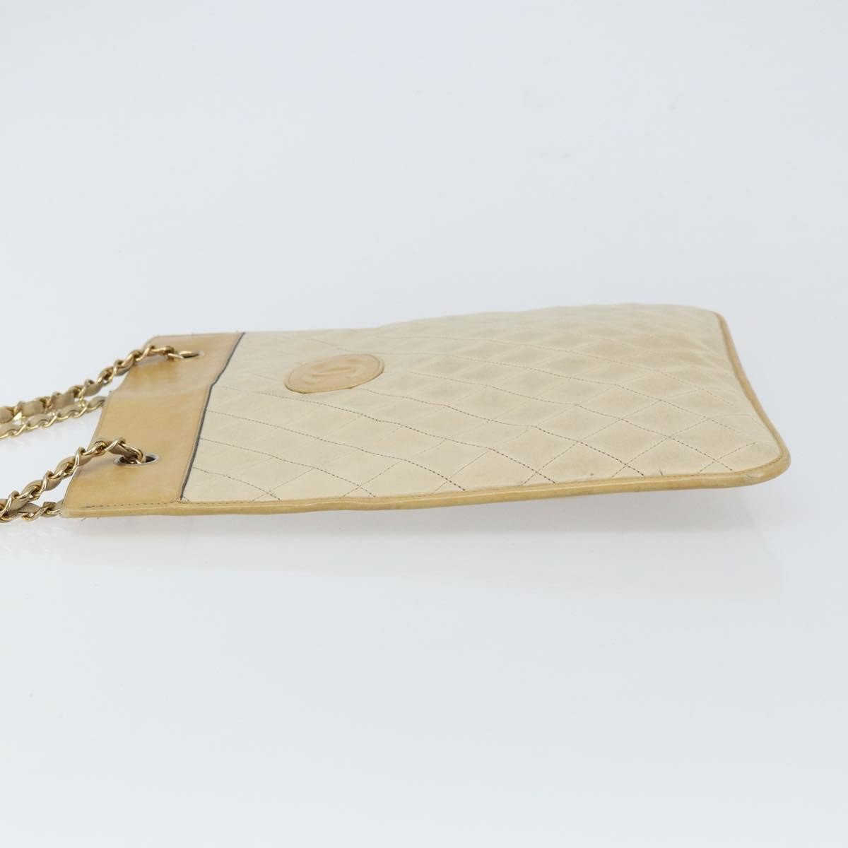 Chanel Chanel CC handbag Leather Beige