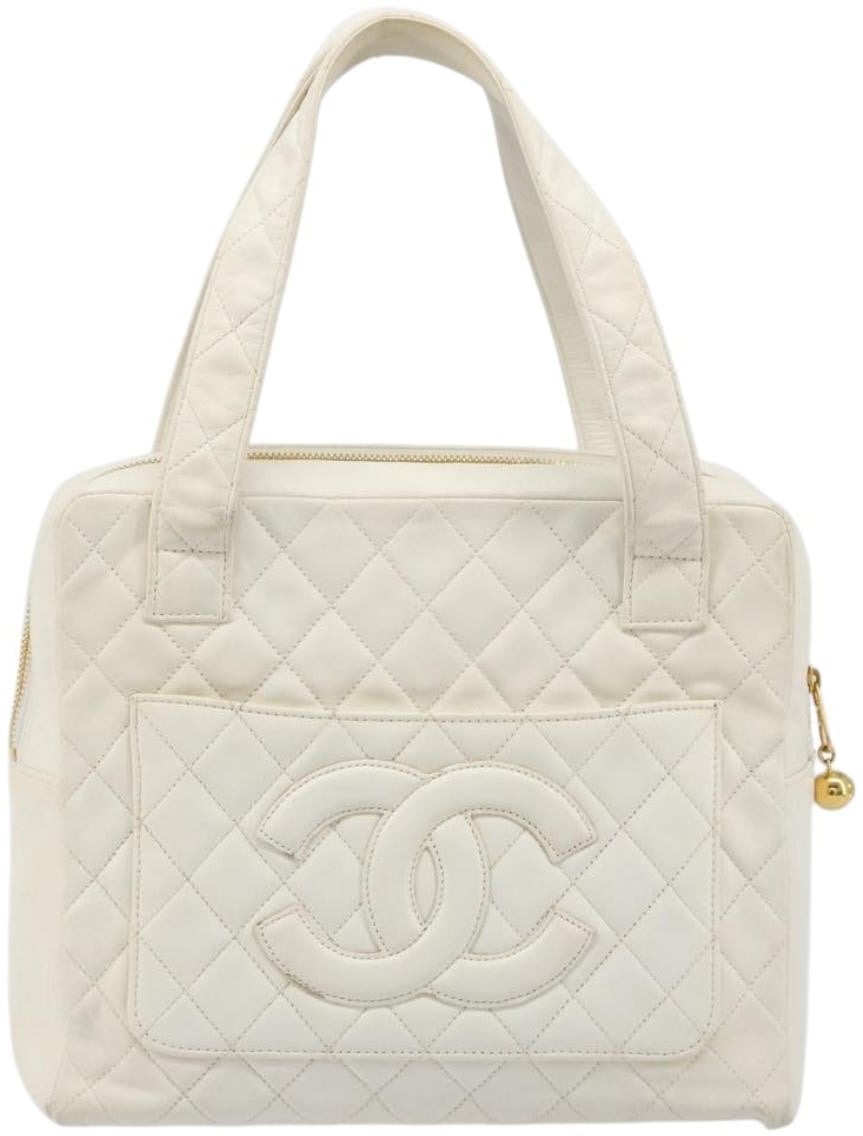 Chanel CC handbag Leather Wit