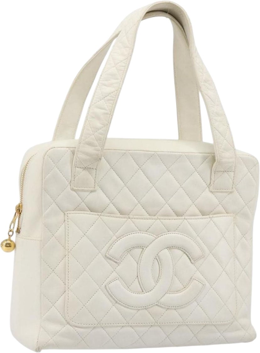 Chanel CC handbag Leather Wit