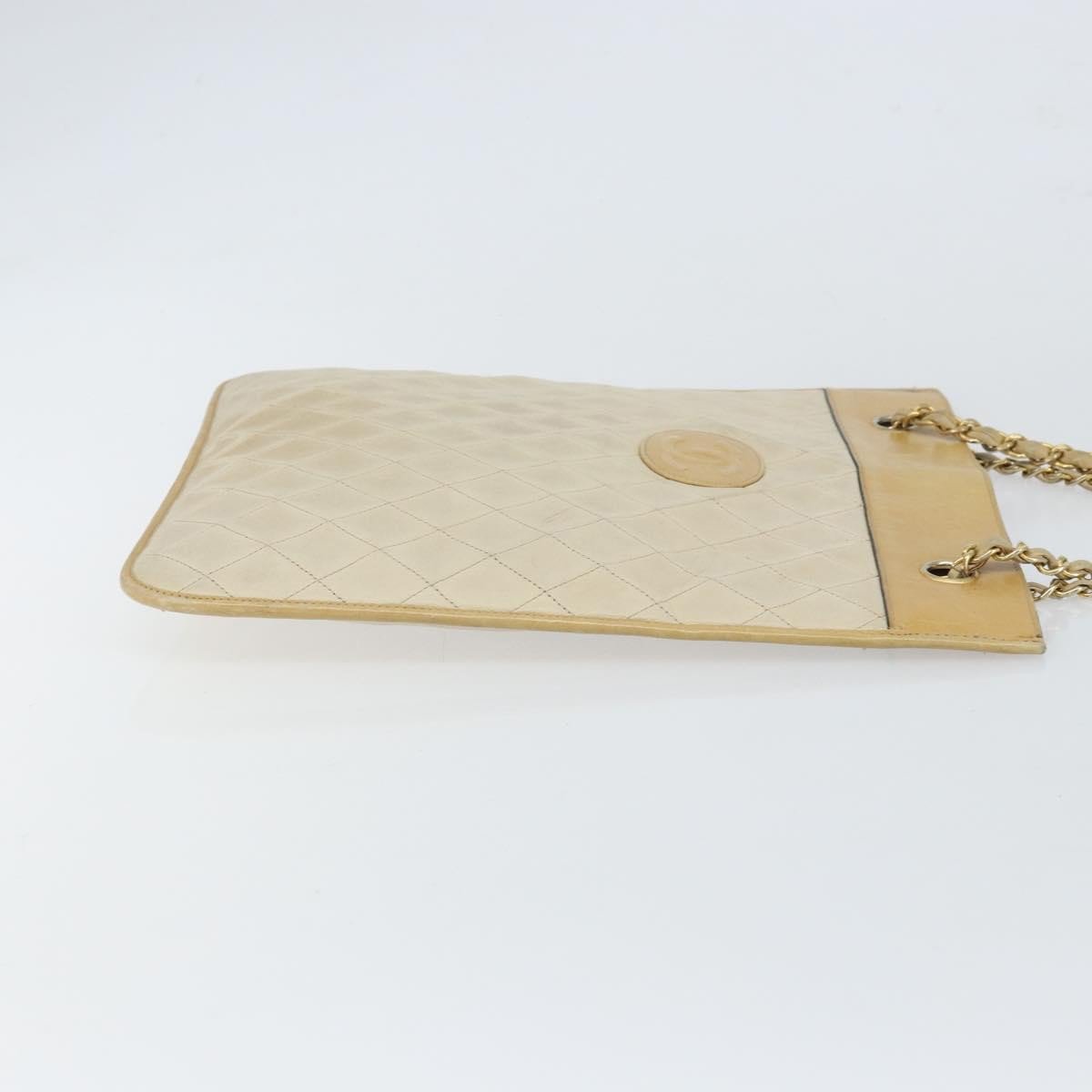 Chanel Chanel CC handbag Leather Beige