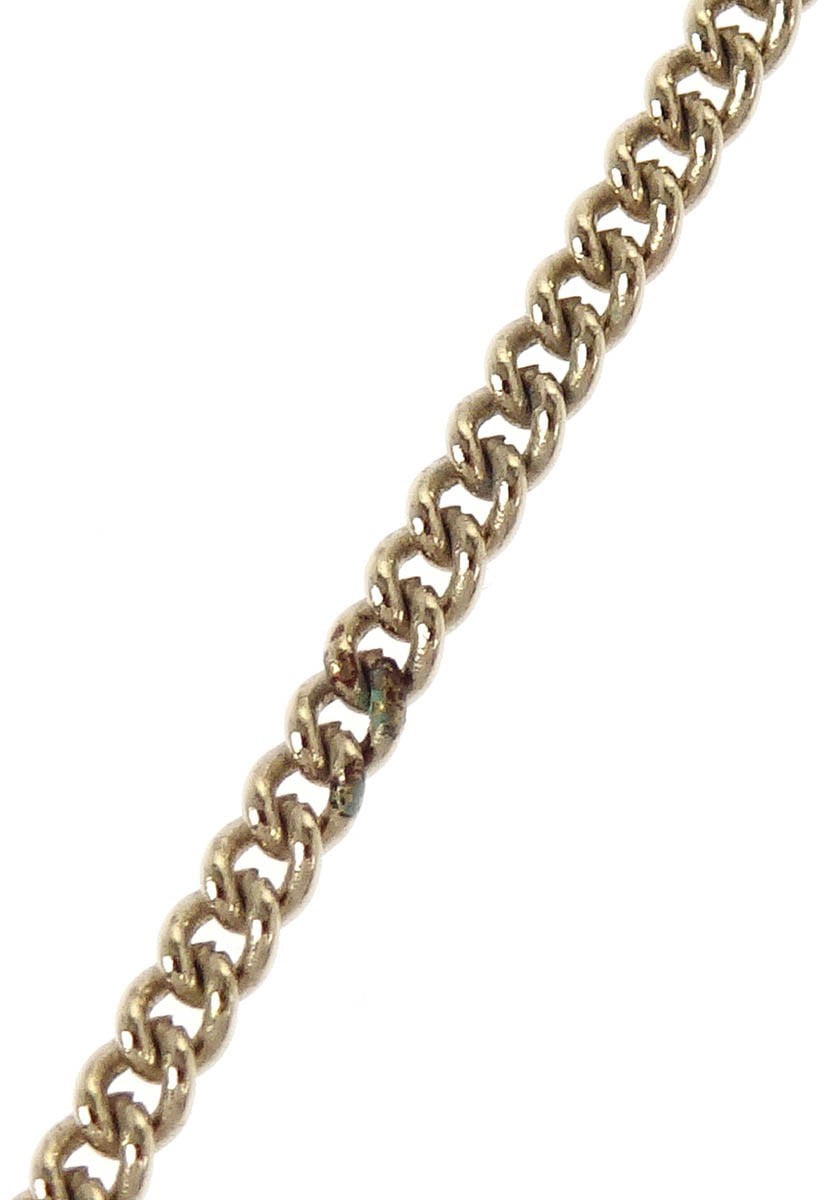 Chanel Chanel CC Pendant Necklace Multicolor Crystal Embellished Metal Goud