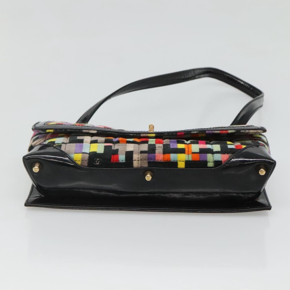 Chanel Chanel Chocolate Bar Medallion Flap Bag Quilted Calfskin East West Divers