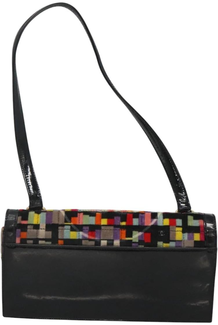 Chanel Chanel Chocolate Bar Medallion Flap Bag Quilted Calfskin East West Divers