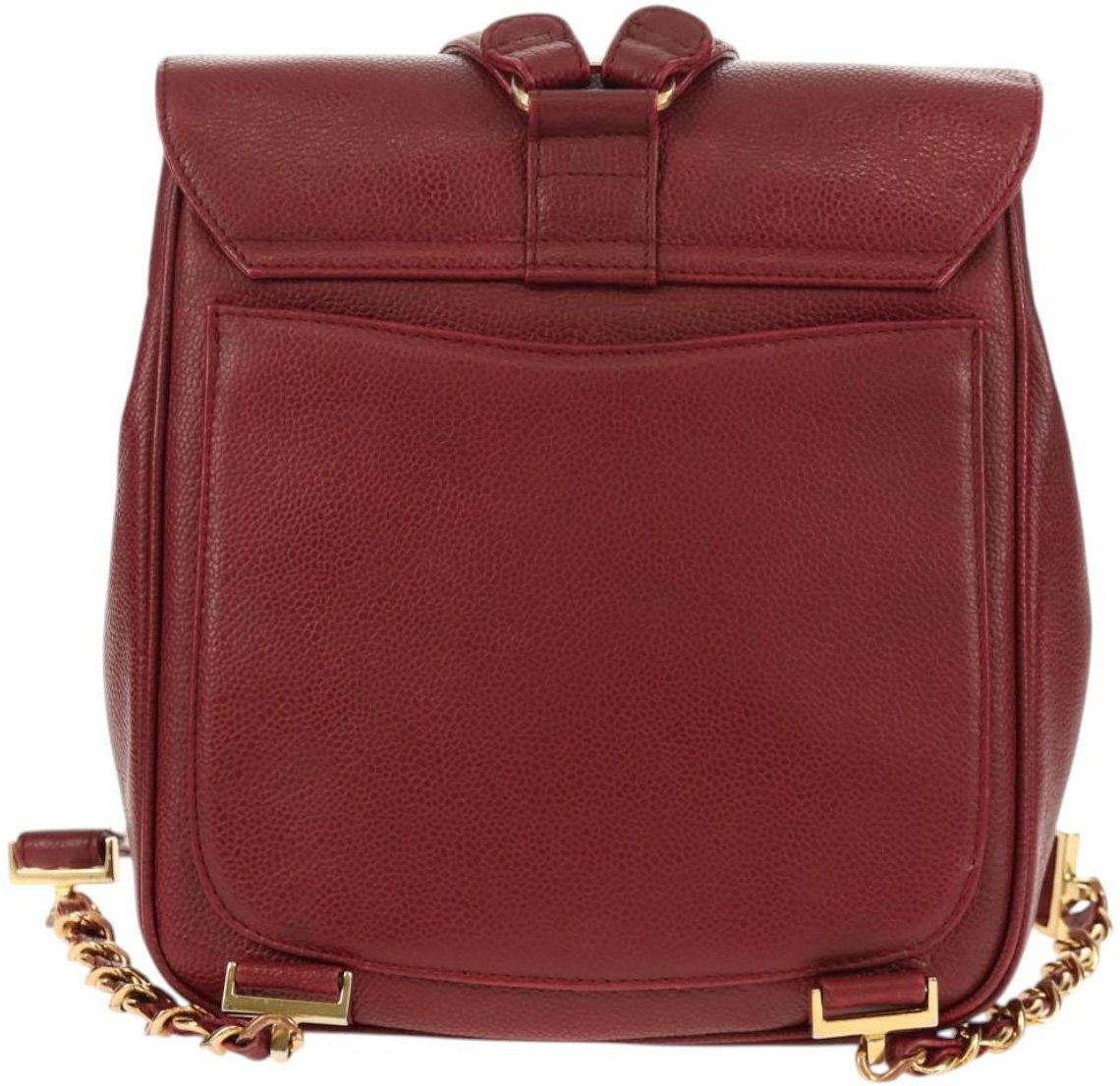 Chanel Chanel Vintage Backpack Caviar Small Rood