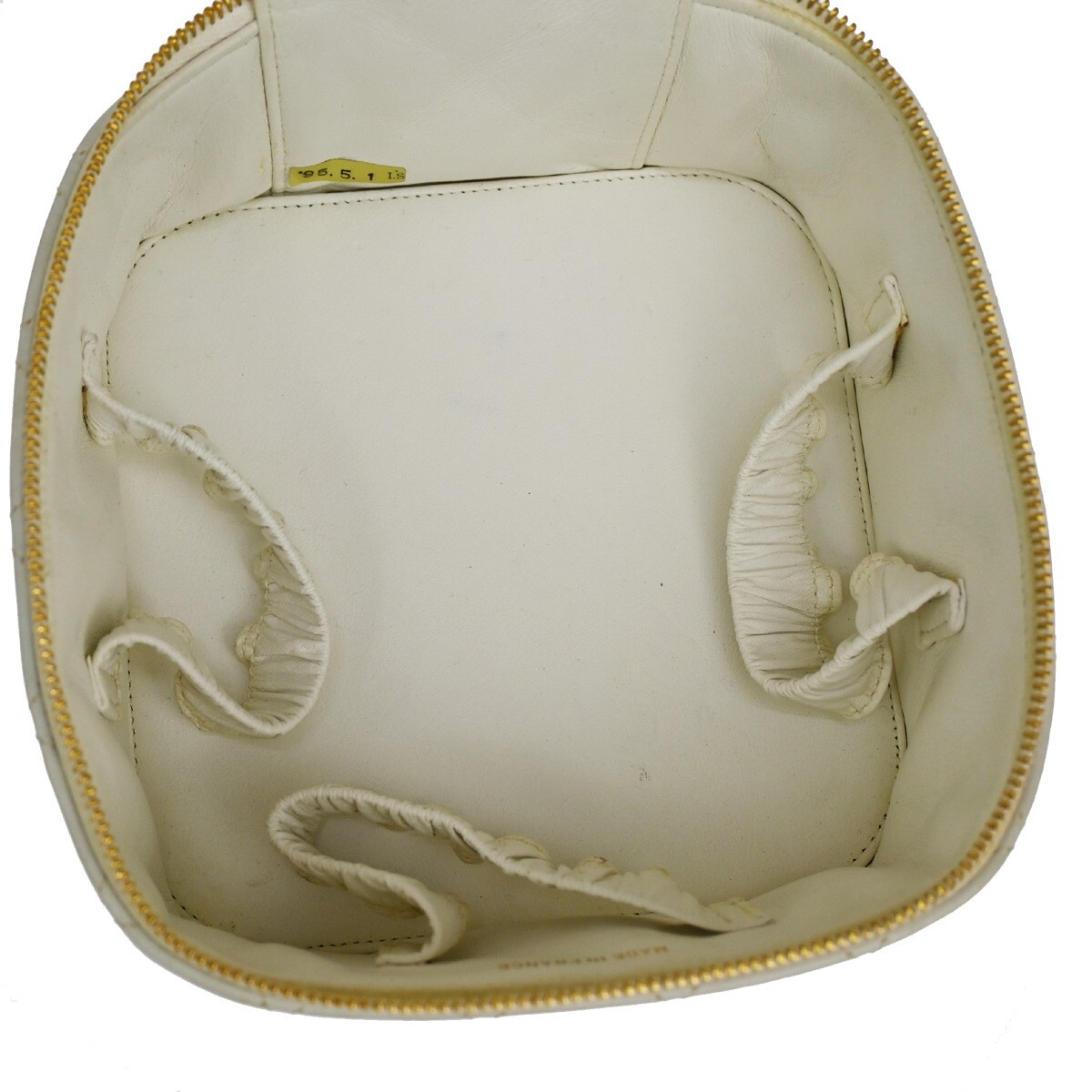 Chanel Chanel Classic Vanity Case Quilted Caviar Medium Wit