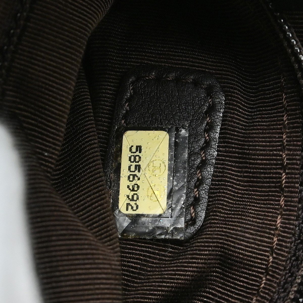 Chanel Vintage Front Pocket Waist Bag Leather Small Bruin