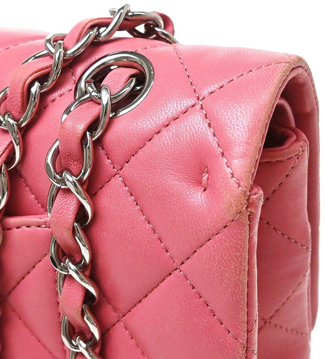 Chanel Timeless - Classic Double Flap Quilted Lambskin Medium Roze