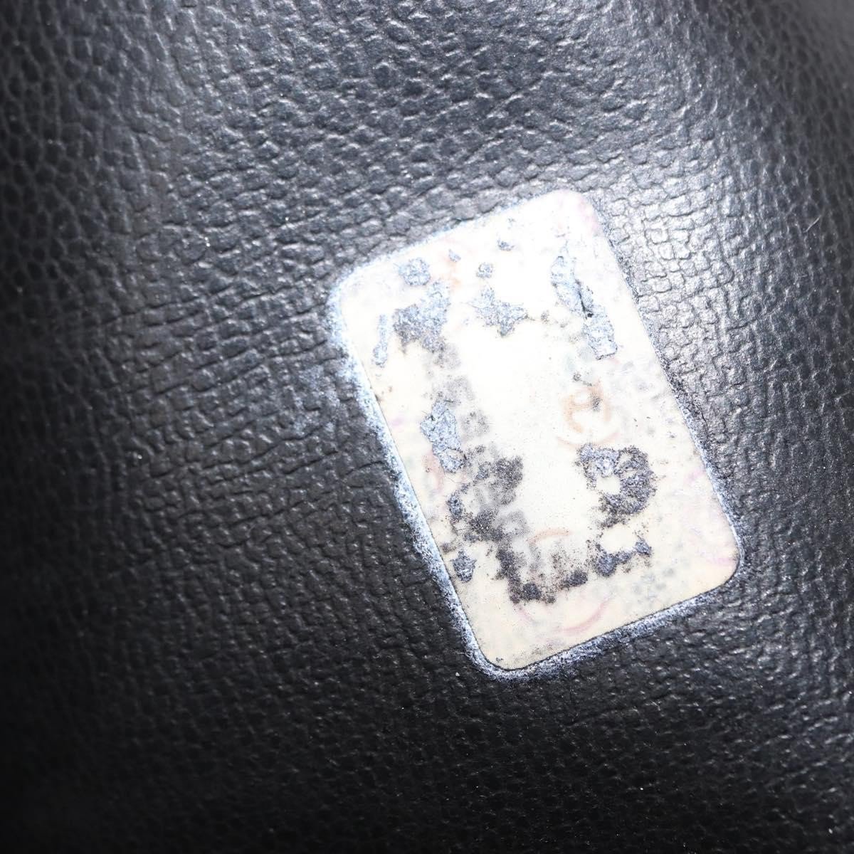 Chanel Chanel Vintage CC Chain Tote Caviar Large Zwart